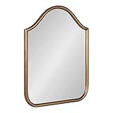 Kate and Laurel Fellows Traditional Scalloped Arched Wall Mirror, 18 x 24, Gold, Decorative Vinta... | Amazon (US)