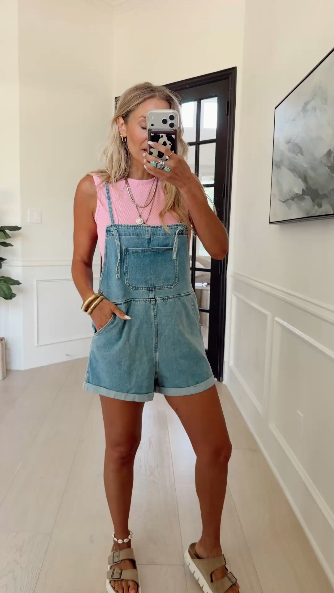 Amazon outfit that quite literally looks like Free People but you don’t have to pay an arm and a leg for it🤭 these shortalls are a huge trend rn! 

Wearing my normal size in both (small)

5’5” // 120 ish lbs

#LTKootd #LTKmomlife #LTKgrwm
