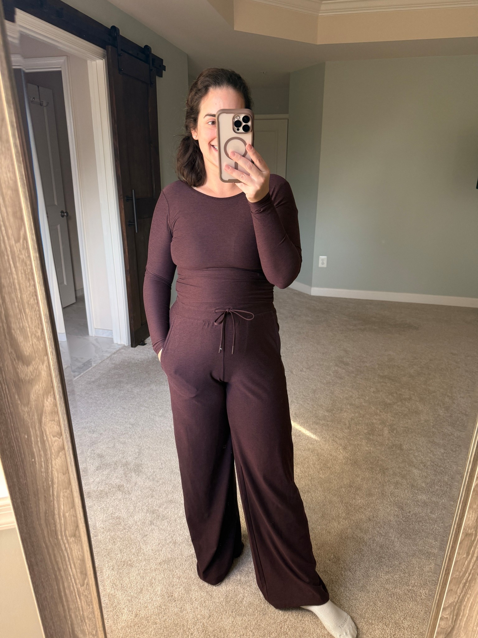 My monthly Fabletics picks are so good this round 🤍 This loungewear set is the soft, comfy, stay-at-home uniform every mom needs. The fit is relaxed, buttery, and perfect for busy days, school drop-off, or just staying cozy at home. 

#LTKCyberWeek #LTKActive #LTKmomlife