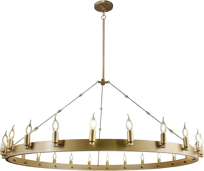 AA Warehousing LZ60-60GG Verdun 24 Light Antique Gold Finish Chandelier | Amazon (US)