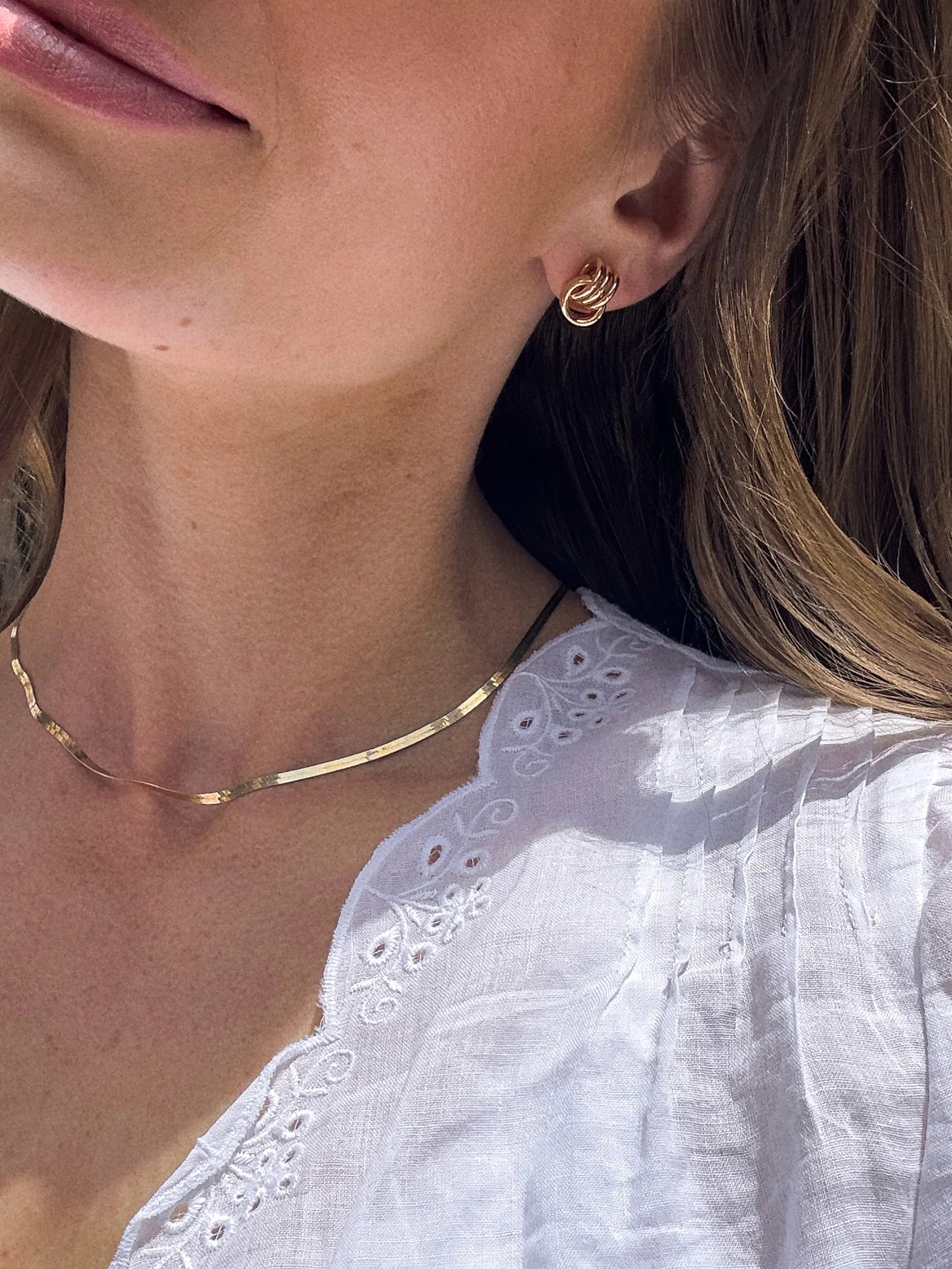 Shiloh Gold Earrings - Gold | BaubleBar