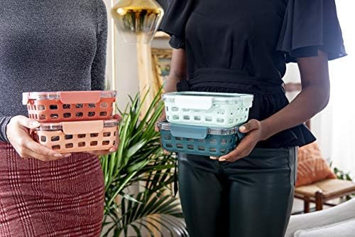 Ello Duraglass Glass Food Storage Meal Prep Containers - Glass Food Storage Meal Prep Bowls with ... | Amazon (US)