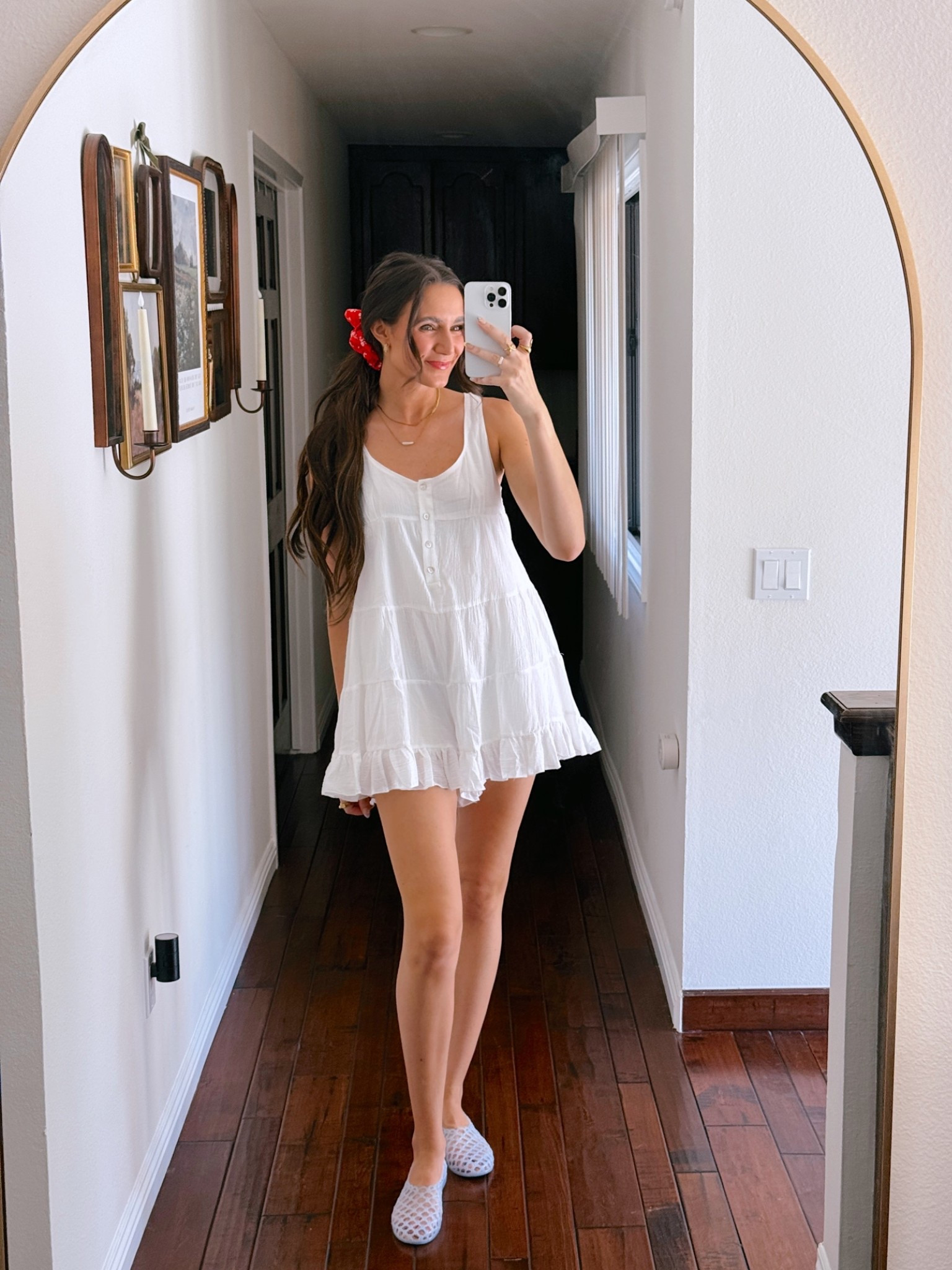 Wearing a 2 in this romper!! Discount code TEACHES15