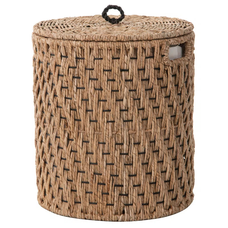 Yuma Hand Woven Laundry Hamper with Handles | Wayfair North America