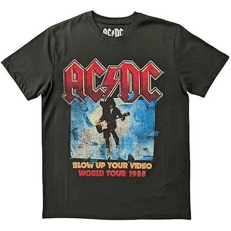 Ac/Dc T Shirt Blow Up Your Video Band Acdc Logo Shirt Size M Tee As Picture New | Walmart (US)
