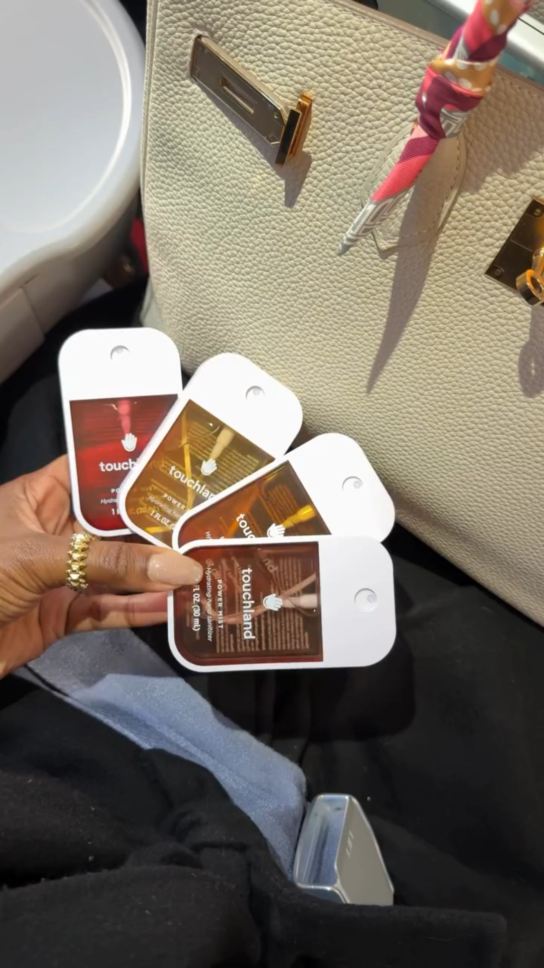 what’s in my bag this holiday travel szn? keeping it fresh, festive… and definitely trying to avoid getting sick with Touchland’s hand sanitizers!

#LTKGiftGuide #LTKTravel #LTKCyberWeek