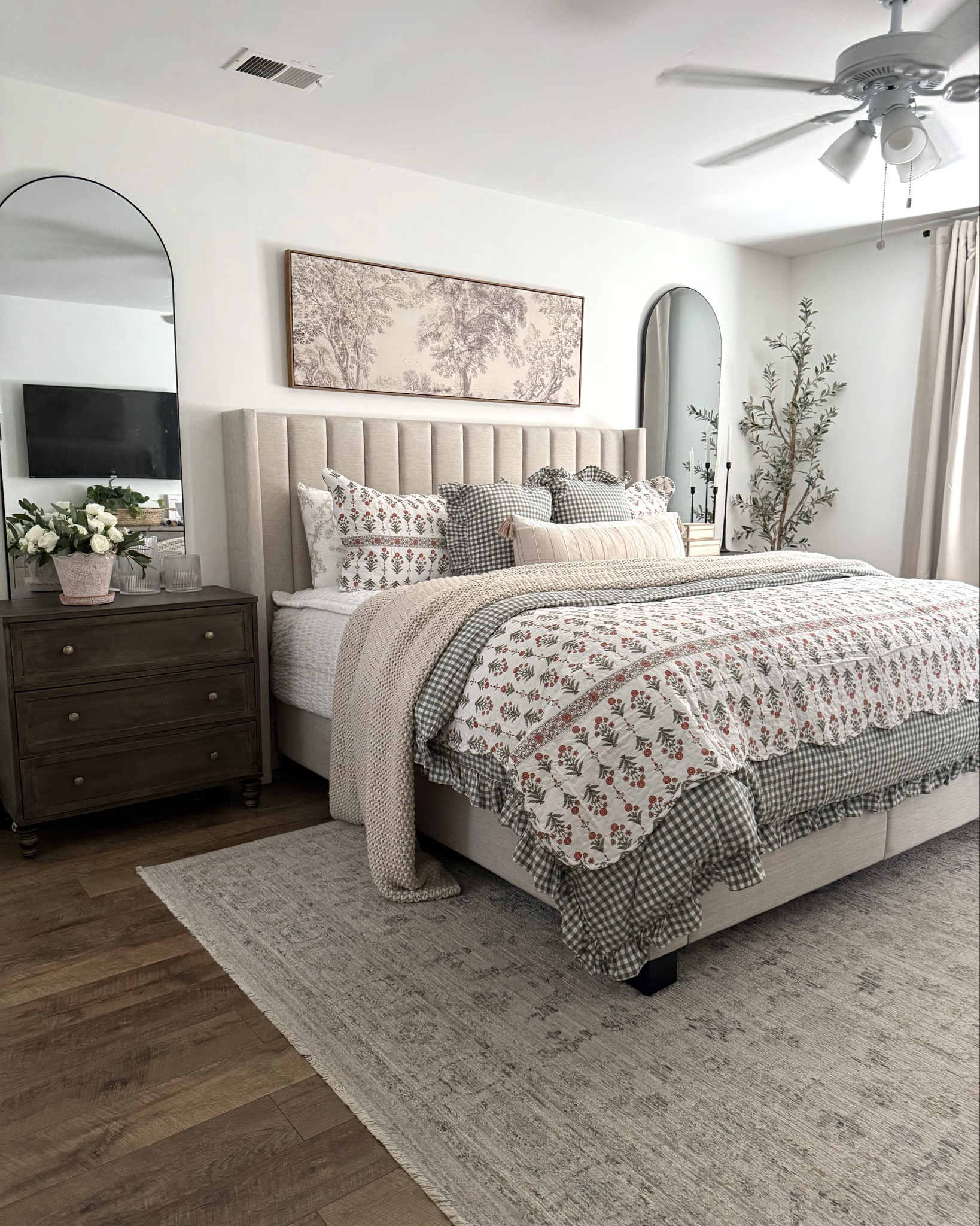 My "new" nightstands are making me so happy! The finish reminds me of a piece that has been around for awhile and has a collected feel. I am even more happy that I didn't have to buy new!!!

#LTKSeasonal #LTKHome #LTKmomlife