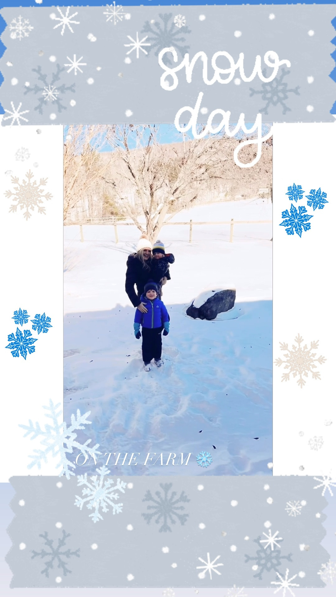 Snow days on the farm >>>