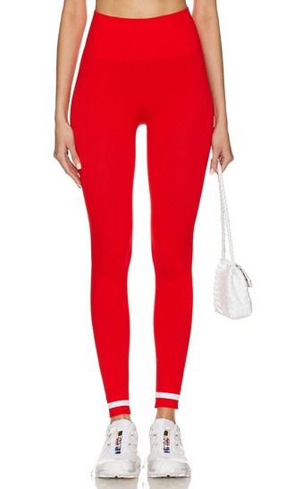 Form Seamless Midi Legging in Red | Revolve Clothing (Global)