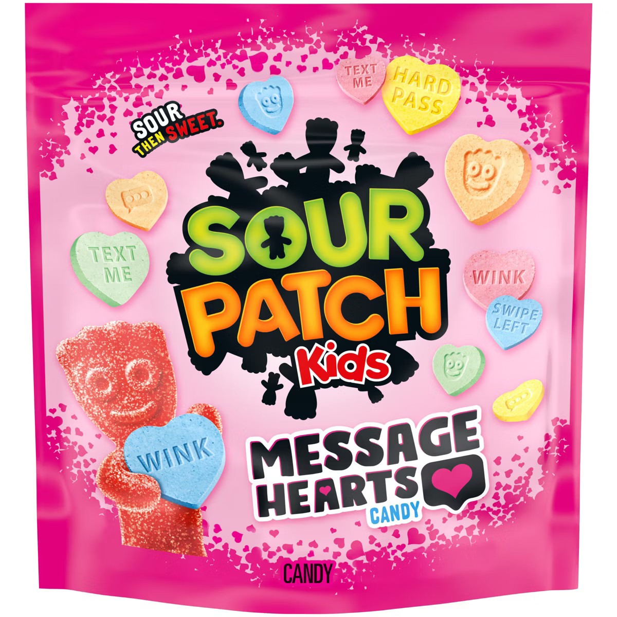 Sour Patch Kids Valentine's Message Hearts - 13.01oz | Target