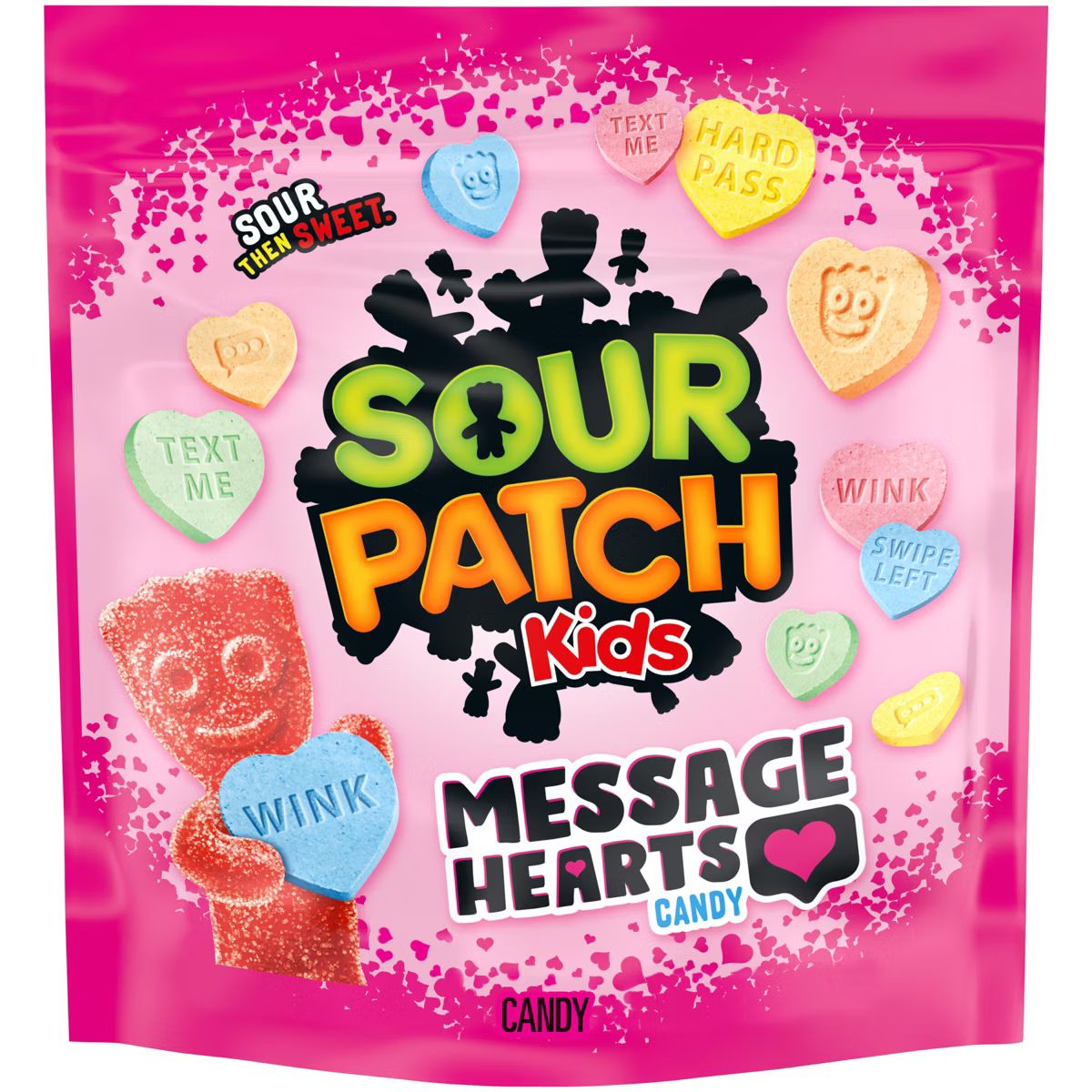 Sour Patch Kids Valentine's Message Hearts - 13.01oz | Target