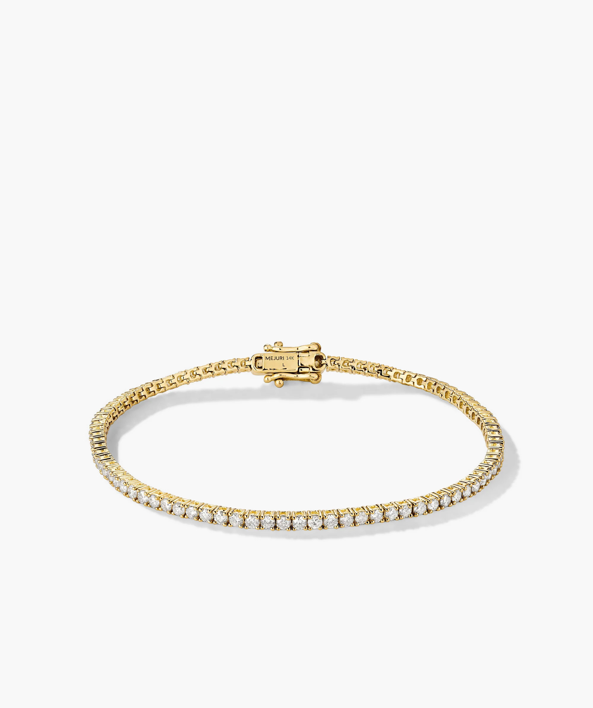 Diamond Tennis Bracelet 1.8mm | Mejuri Fine Crew