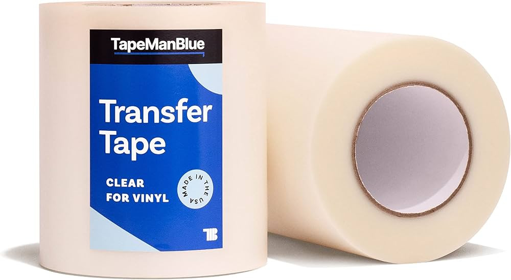 6" x 300' Roll of Clear Transfer Tape for Vinyl, Made in America, Vinyl Transfer Tape for Cricut ... | Amazon (US)