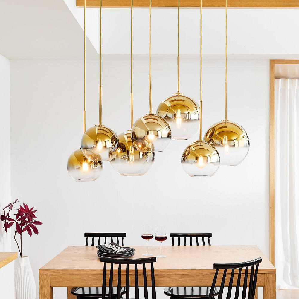 Sculptural 7-Light Globe Chandelier | West Elm (US)
