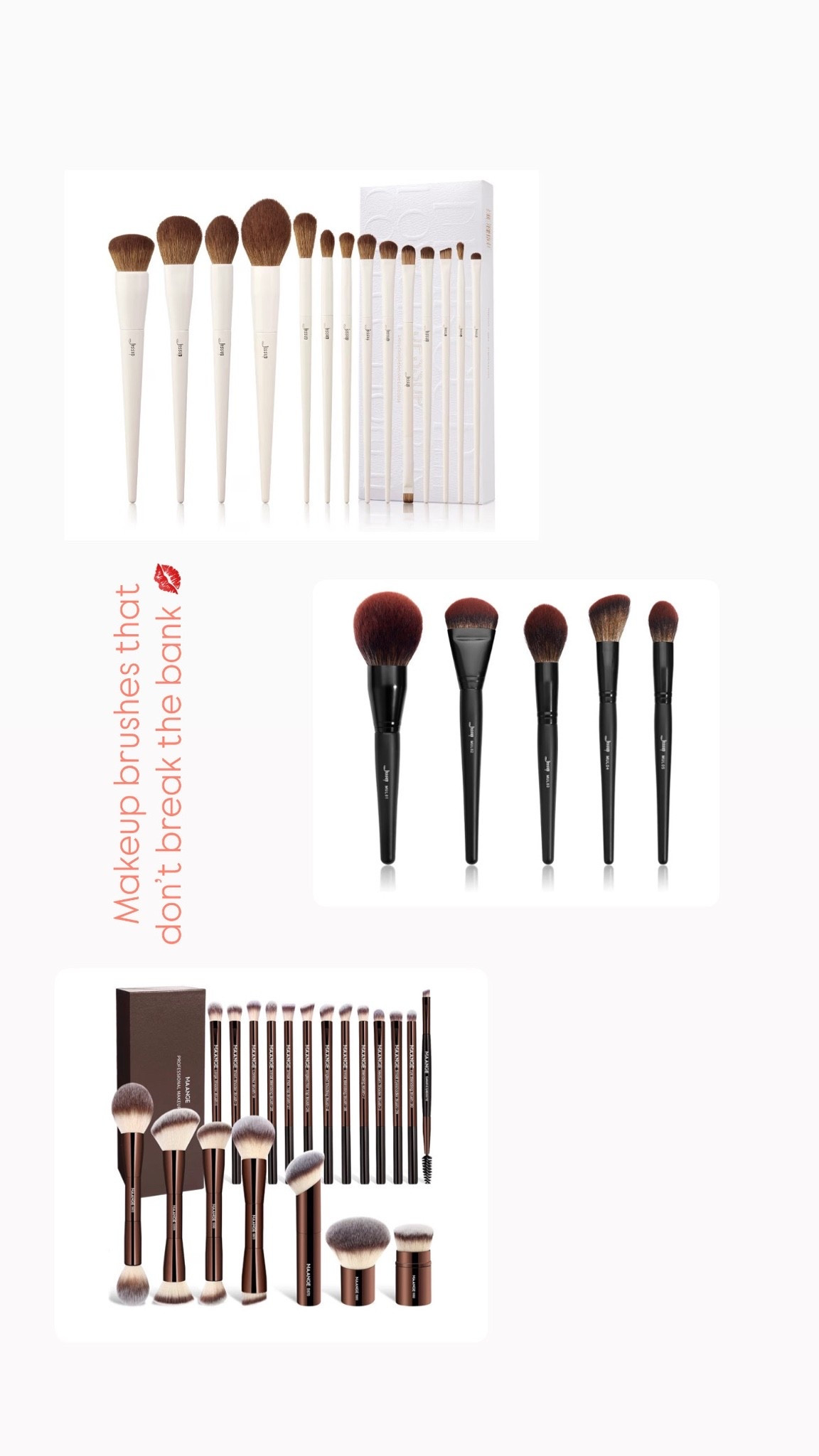 Makeup brushes that don’t break the bank. You’re welcome

#LTKgrwm #LTKselfcare #LTKBeauty