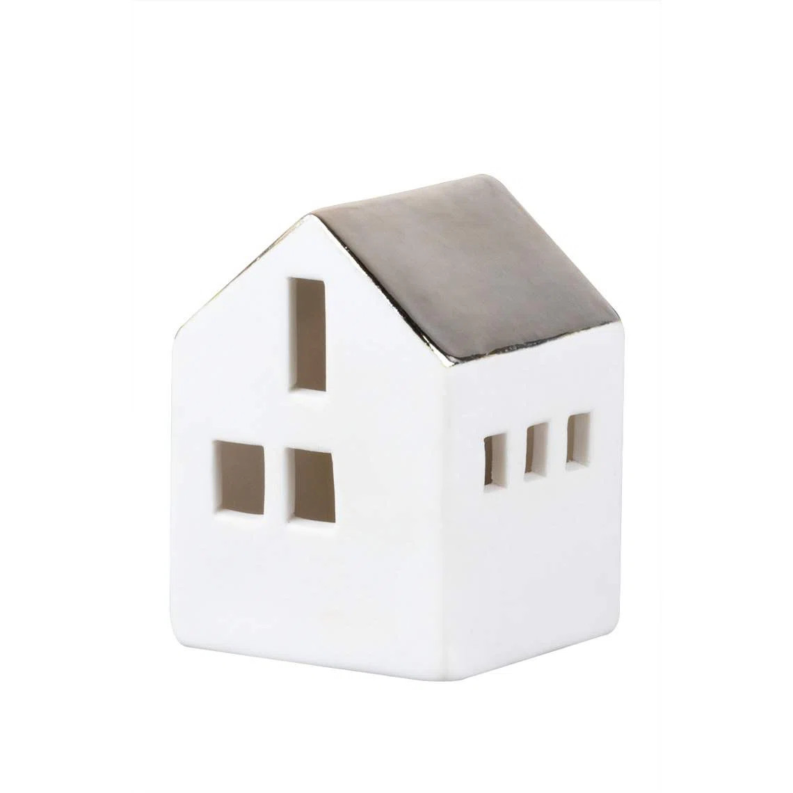 Porcelain Village House - Mini With Gold Roof - LED - Large | Wayfair North America