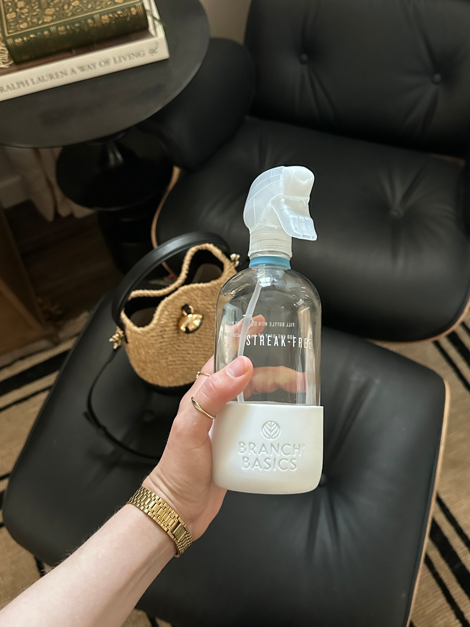 Branch basics nontoxic glass cleaner helping me battle the kids’ fingerprints all over the mirror 🙃

#LTKHome