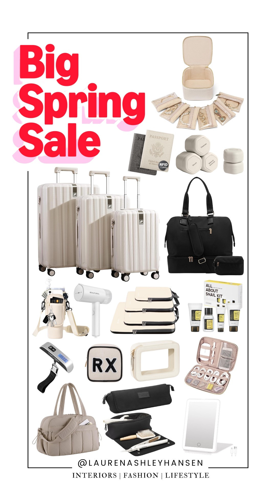Travel finds and favorites included in the Amazon Big Spring Sale! So many great finds to keep yourself and your belongings organized while traveling! 

#LTKSaleAlert #LTKTravel