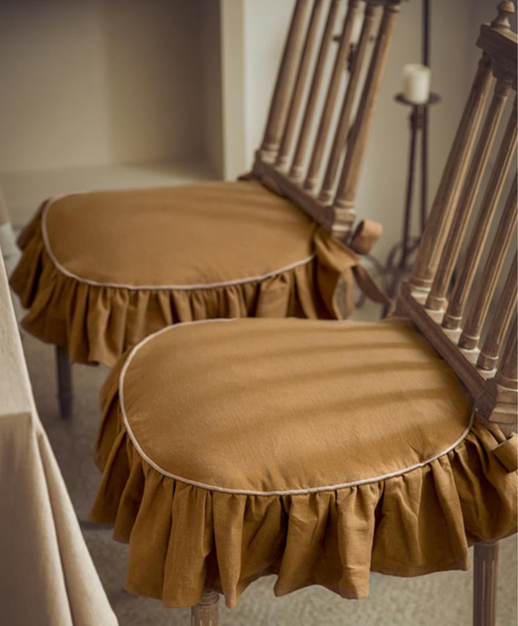 Customize colors & add to your kitchen chairs for under $30! 