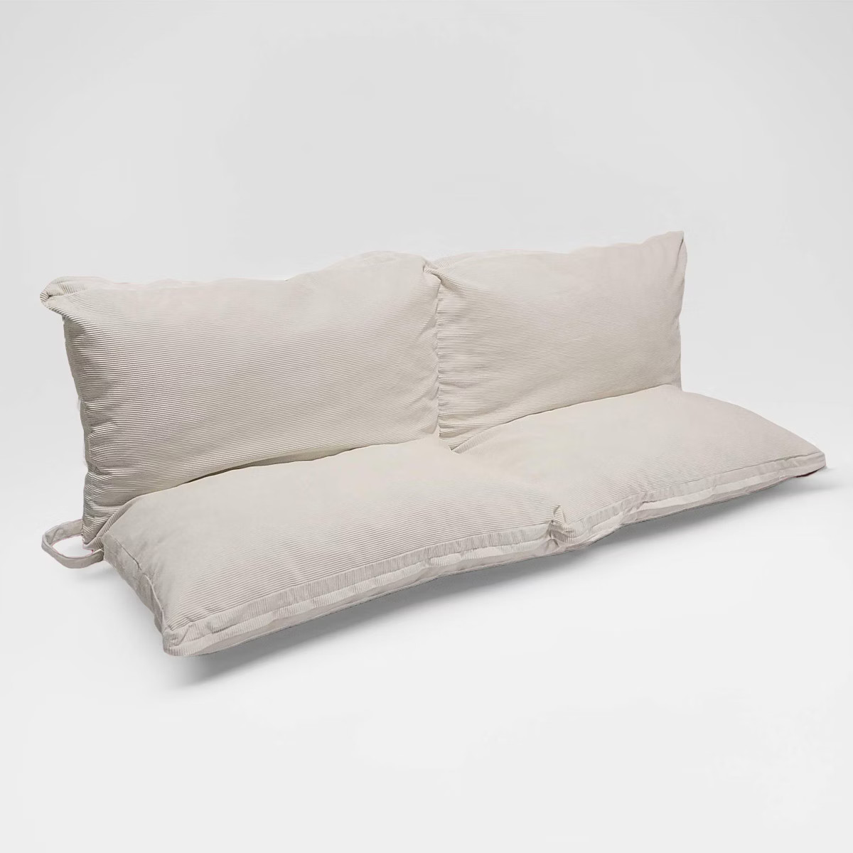 PM&J Home Corduroy Lounge Mat Cream | Target