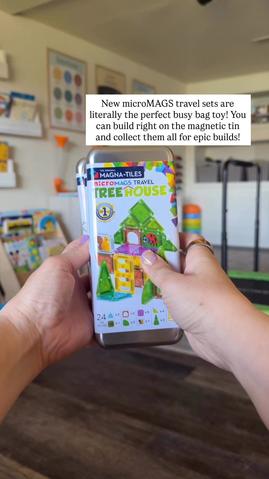 The cutest new @magnatiles microMAGS sets are here just in time for patio season & summer travel: 

🌳Treehouse
🚀 Red White & Blue
🎂Let’s Celebrate

My kids love to build, so we have quite a few sets and I happen to think these are the cutest sets yet! These tend to sell out so I’d grab them quick! 



#LTKmomlife #LTKBaby #LTKKids