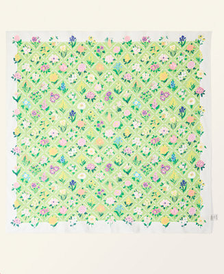 Macy's Flower Show State Flowers Print Cotton Scarf, Macy's Exclusive - State Flowers Print | Macy's