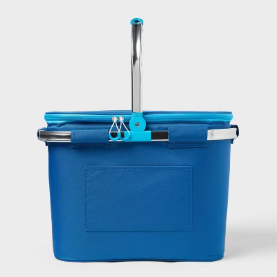 36 Cans/31qt Soft Sided Cooler - Sun Squad™ Blue | Target