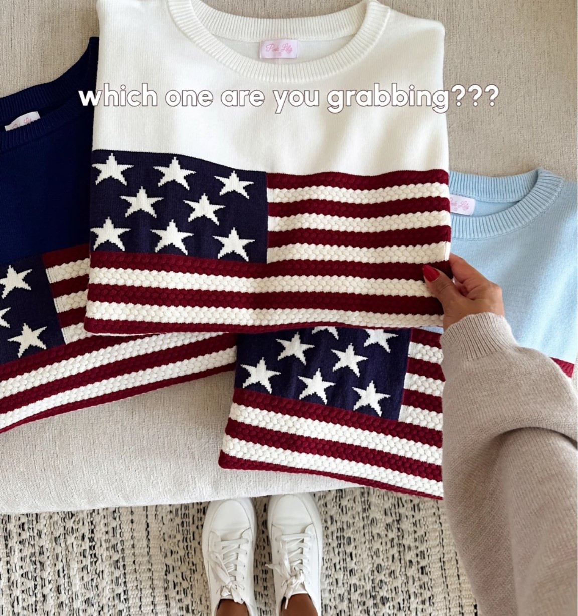 This Patriotic Sweater is my favorite! I love to wear this in the winter and summer. It’s perfect for throwing over a swimsuit when on vacation or lounging around inside.

#LTKootd #LTKSaleAlert #LTKmomlife