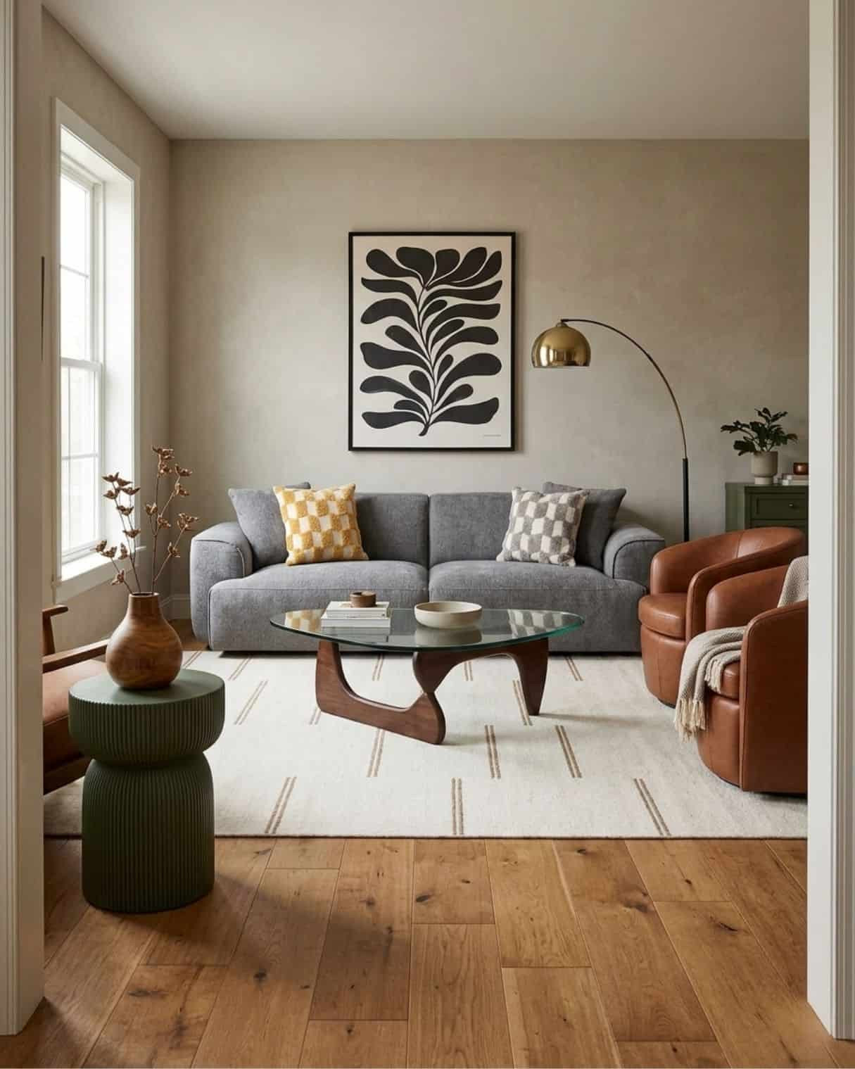 Mid-Century Modern Living Room Design

*Note: This is a digital room mockup showcasing product styling ideas from my room design mood board.

#LTKHome