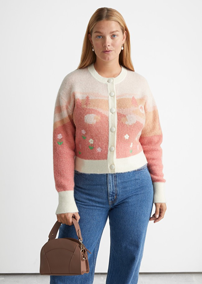 Landscape Jacquard Cardigan | & Other Stories (EU + UK)