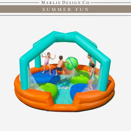 Inflatable Drench and Dodge Waterpark | Amazon | Target | outdoor play | summer water toys | inflatable water slides | inflatable toys | water toys | boy toys | girl toys 

#LTKSeasonal #LTKkids #LTKfamily