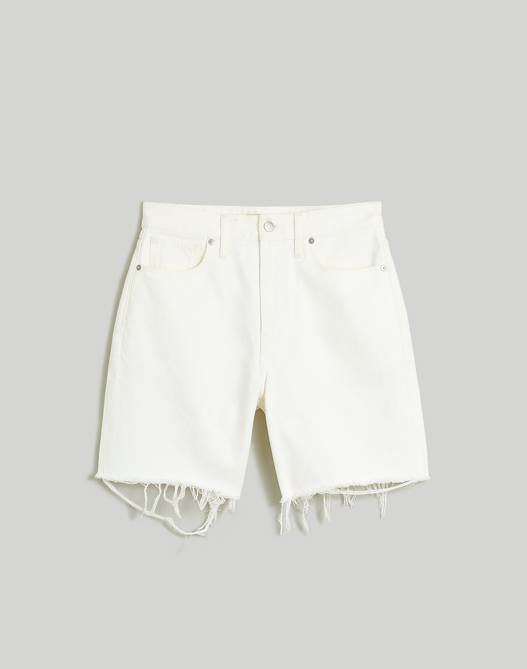 Baggy Jean Shorts in Tile White | Madewell