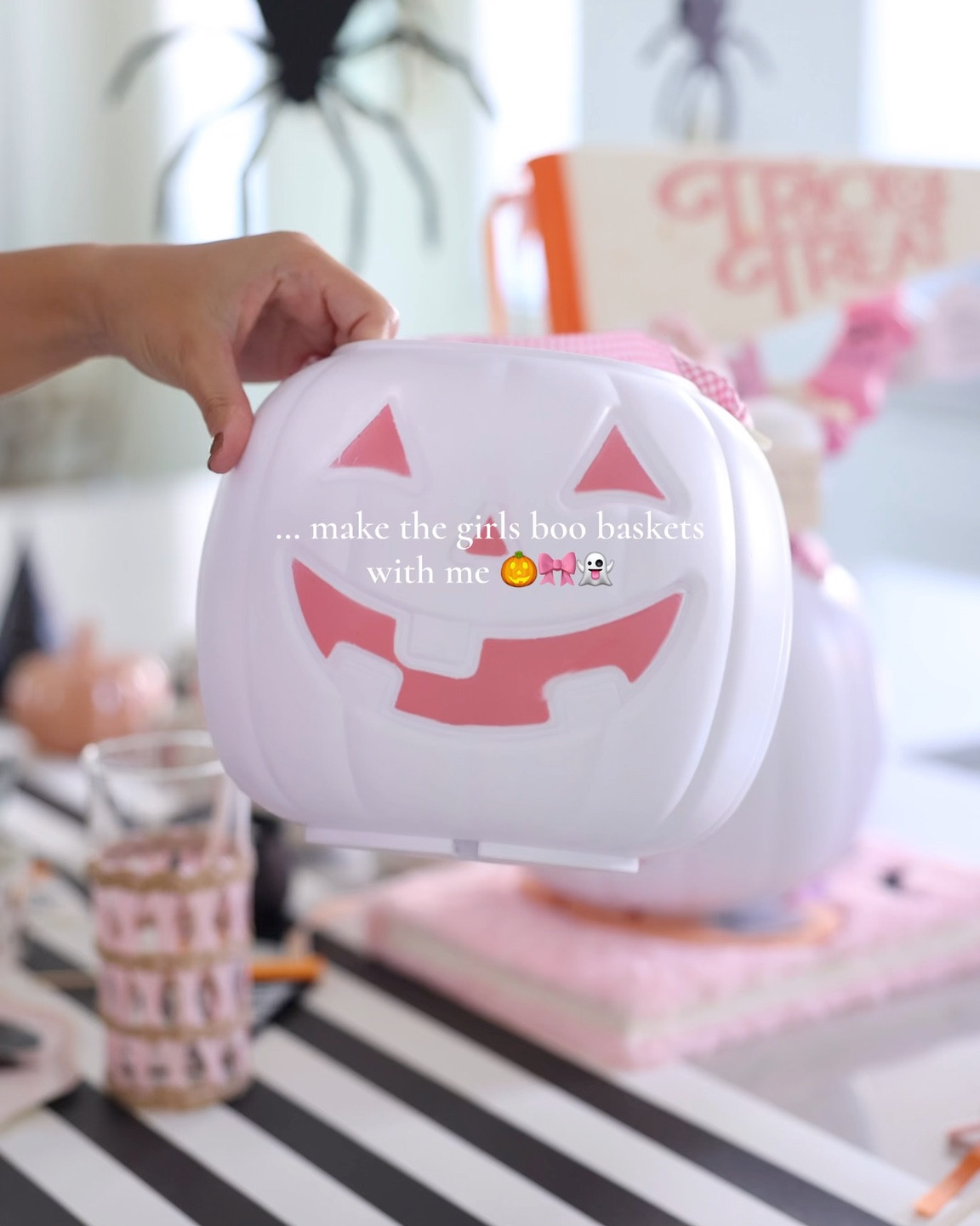 Make the girls boo baskets with me 🎃🎀👻

#LTKSeasonal #LTKKids #LTKHalloween