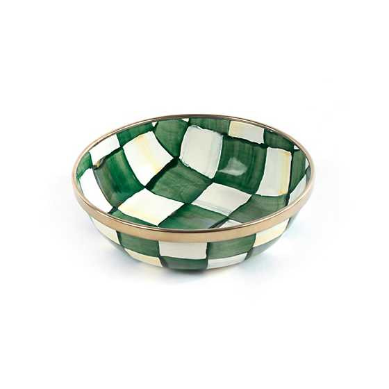 Emerald Check Relish Dish | MacKenzie-Childs