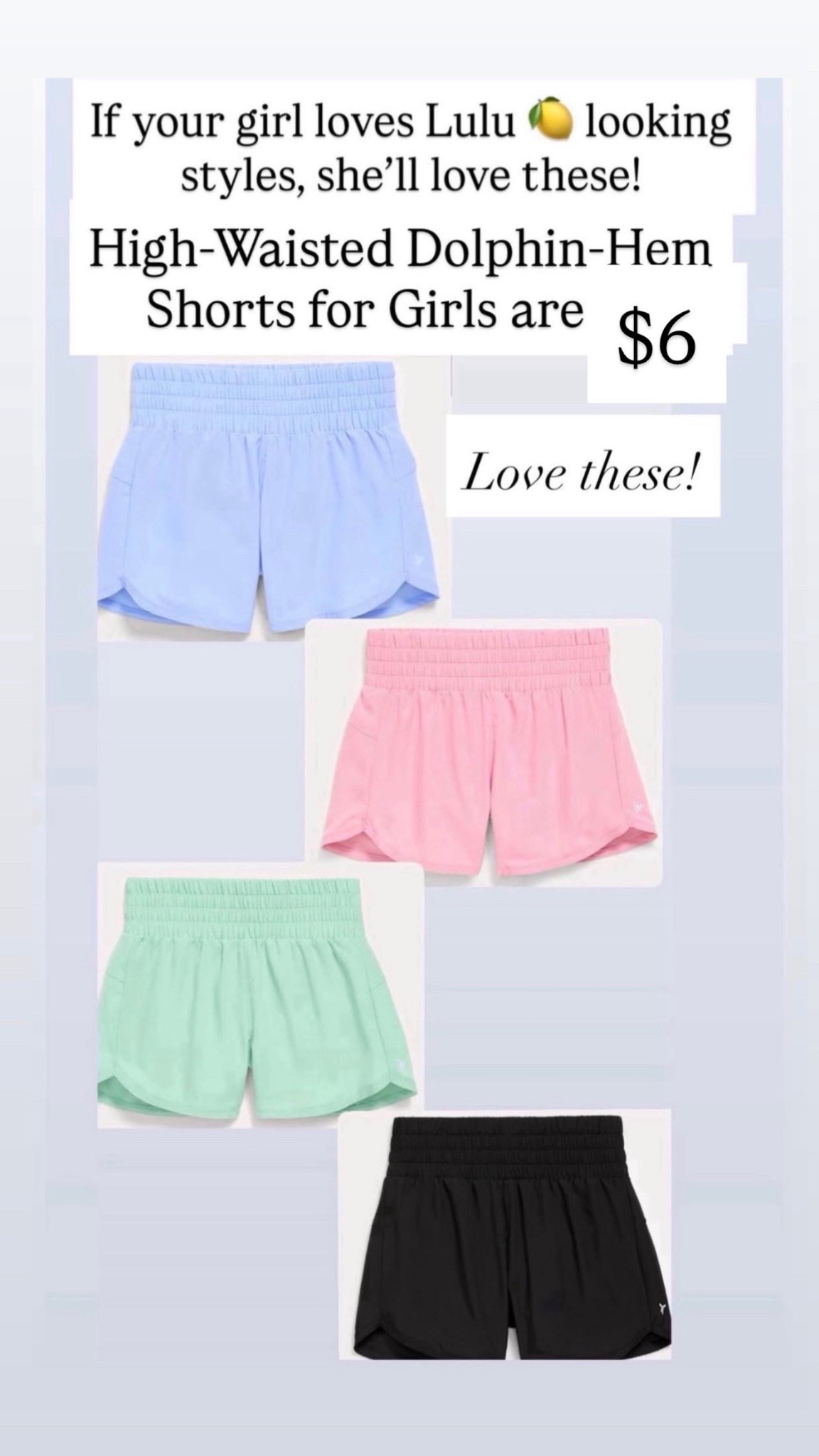 These shorts for girls are adorable! Only $6 right now! 

#LTKSaleAlert #LTKKids