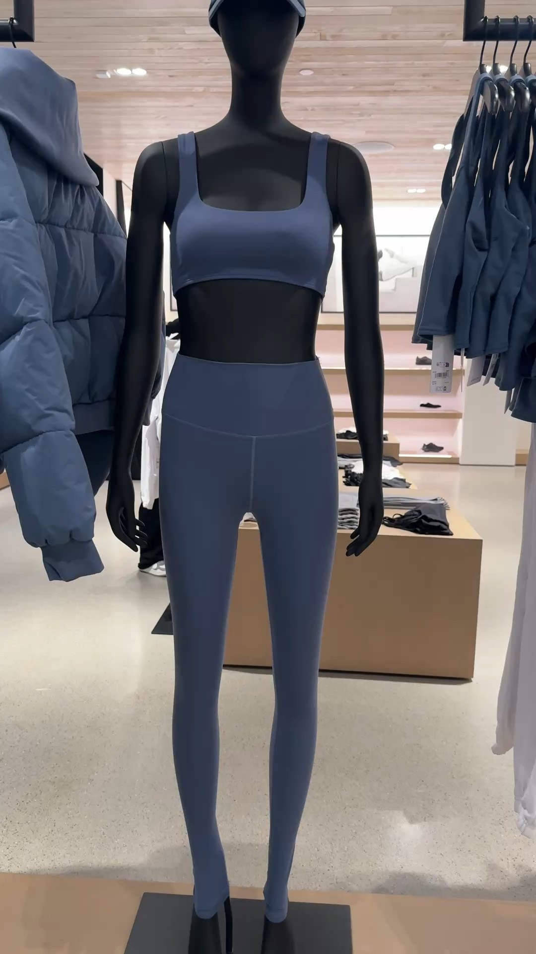 The softest material from Alo in this soft sculpt. The bra + leggings feel amazing and look so good on. And paired with the hat is the perfect outfit for running errands or working out. Alo. Alo soft sculpt. OOTD. Bluestone. 

#LTKStyleTip #LTKSeasonal #LTKActive