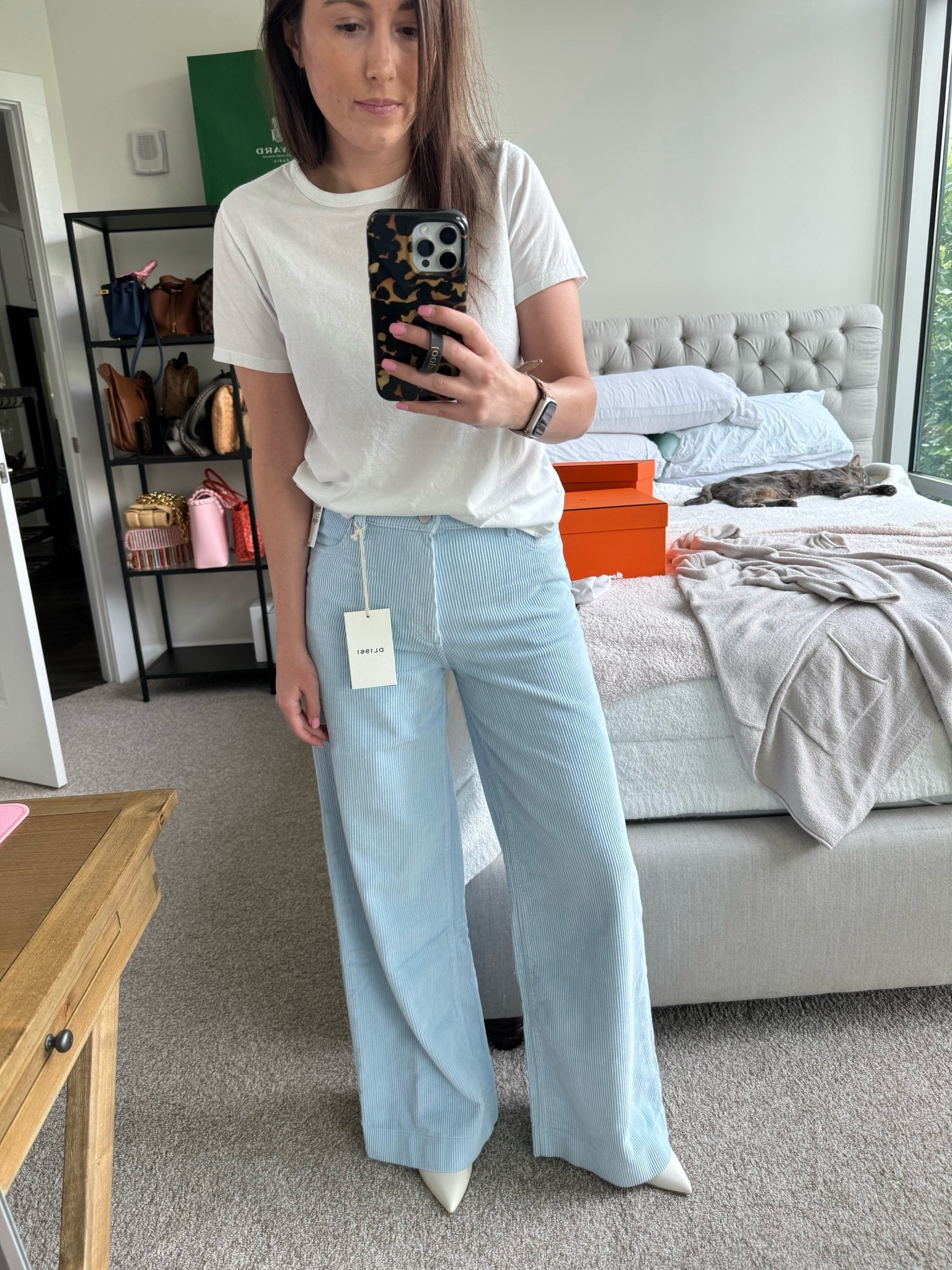 Cutest dl1961 wide leg corduroy pants in a pretty blue! Wearing my normal 25  



#LTKFindsUnder100 #LTKSeasonal #LTKStyleTip