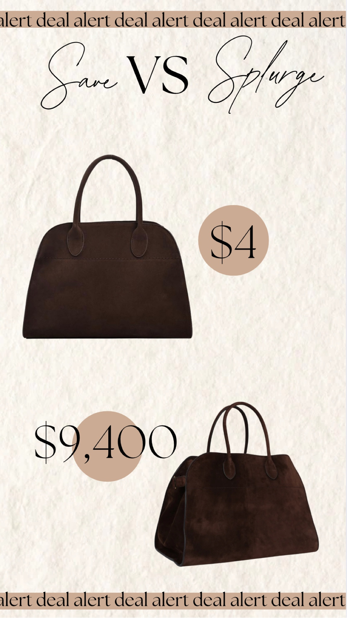 Save vs splurge. This bag on major sale!