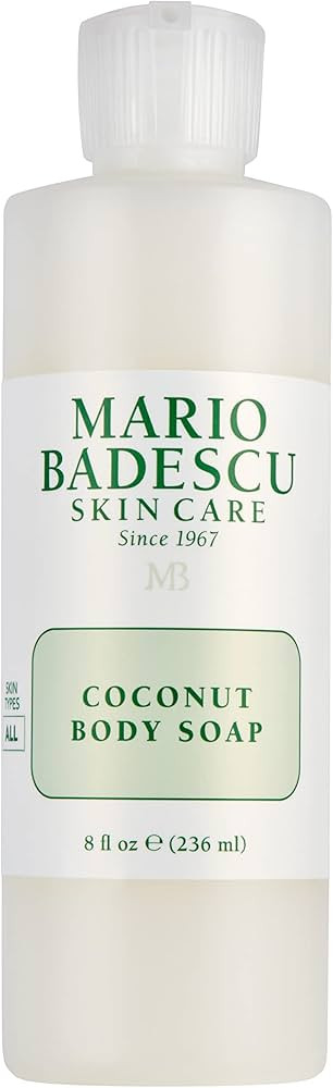Mario Badescu Coconut Body Soap for All Skin Types | Moisturizing Shower Gel Body Wash for Women ... | Amazon (US)