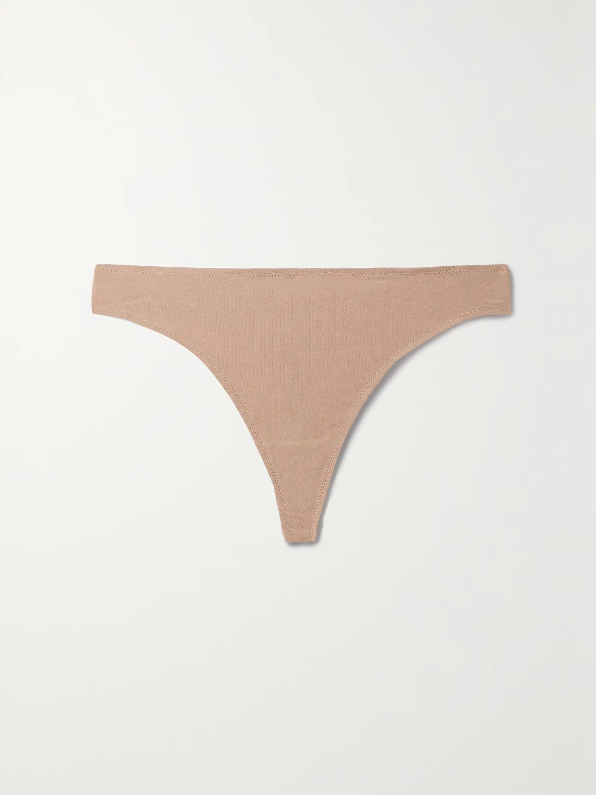 + NET SUSTAIN Genny stretch organic Pima cotton-jersey thong | NET-A-PORTER (US)