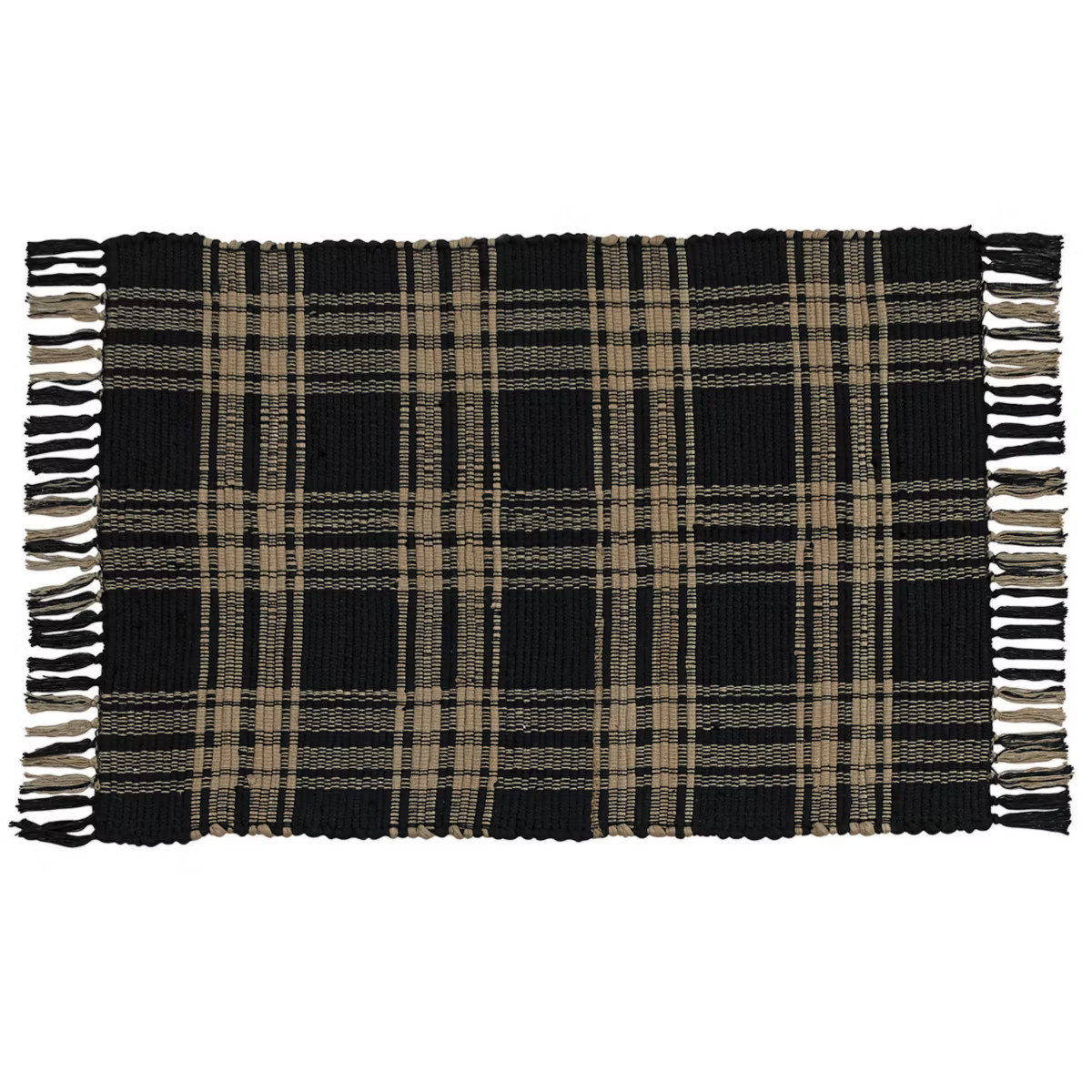 Park Designs Black Sturbridge Rag Rug 24" X 42" | Target