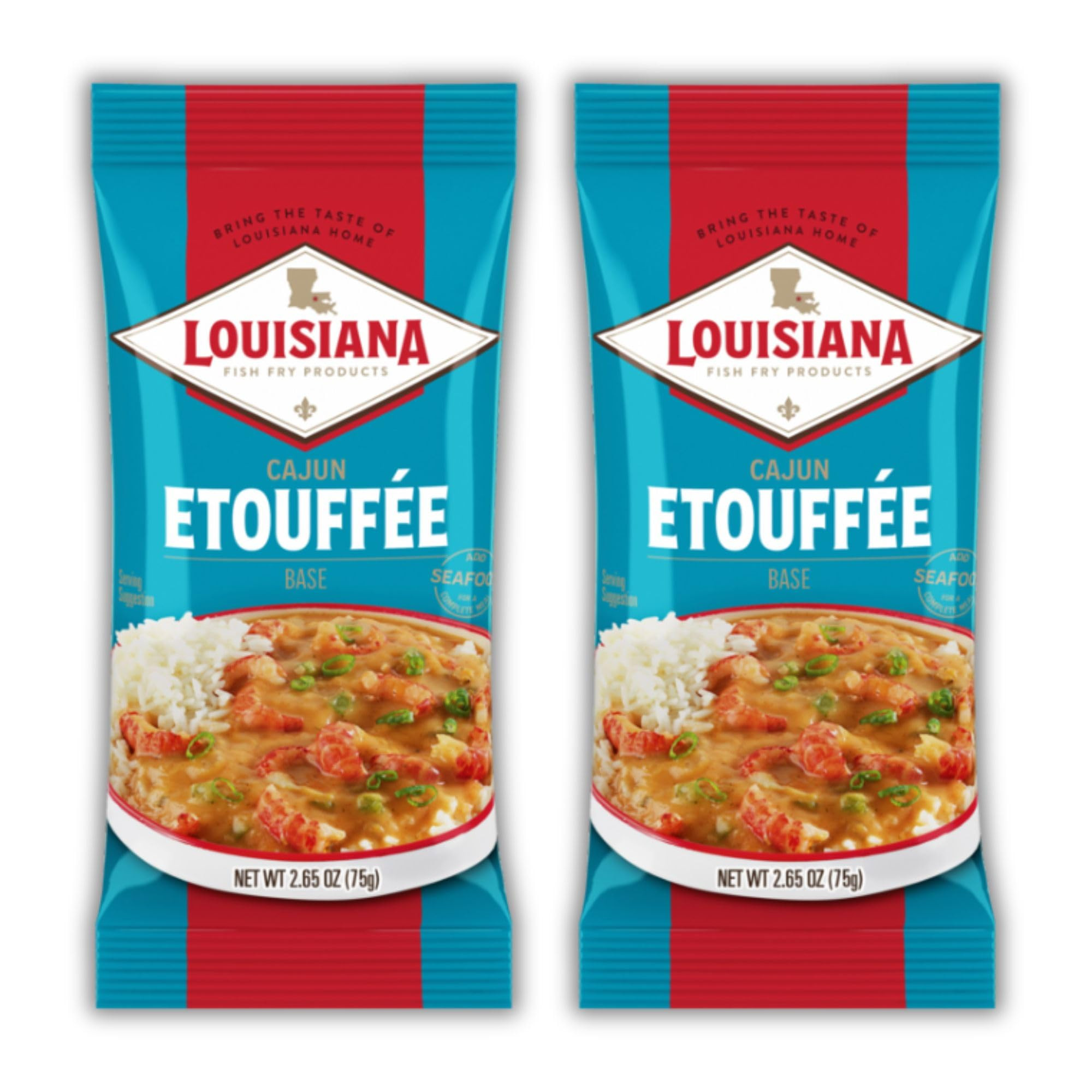 Louisiana Fish Fry Cajun Etouffee Base 2.65 oz. (Pack of 2) - Authentic Cajun Etouffee Mix with O... | Amazon (US)