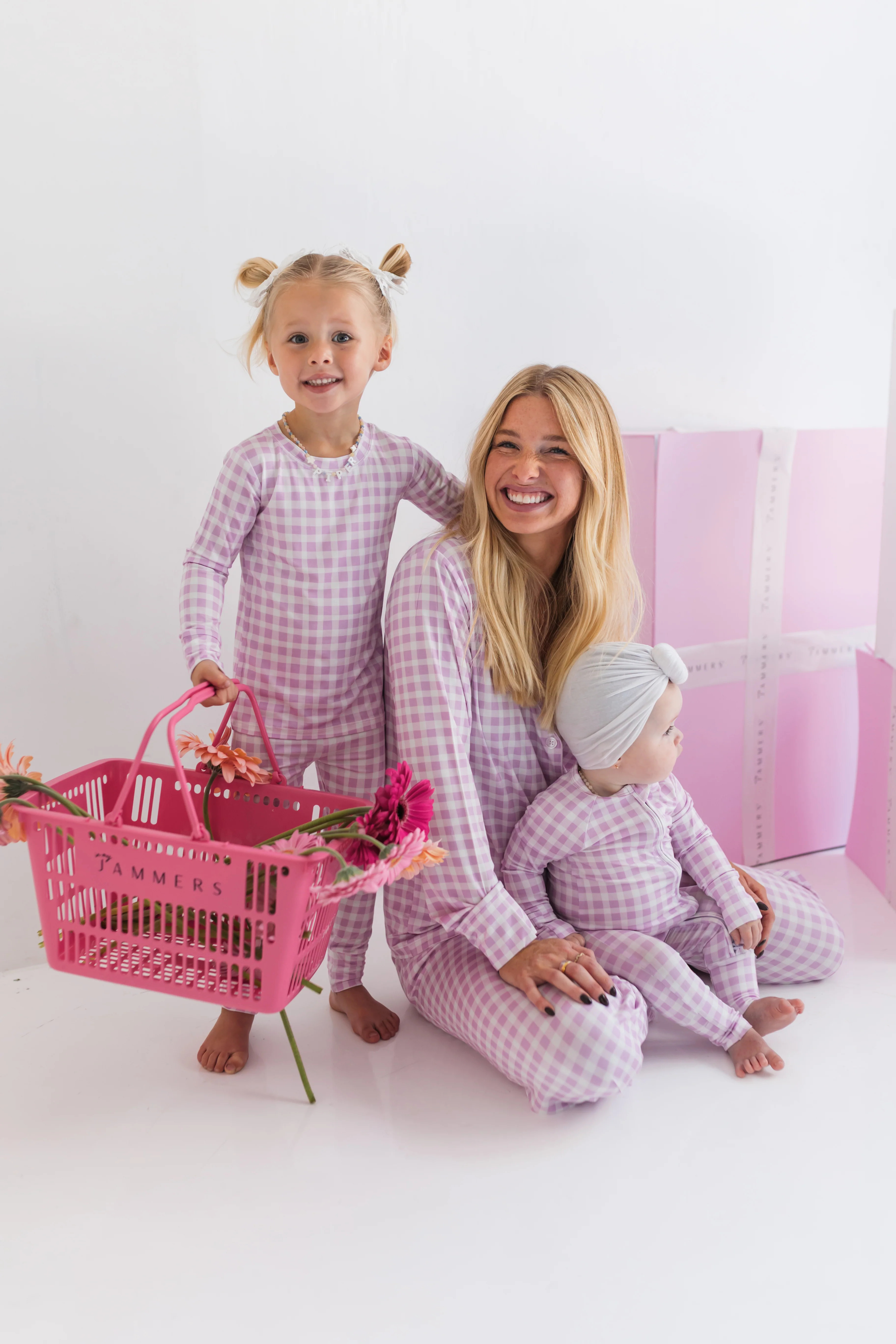 Purple Gingham Two Piece Set | In My Jammers