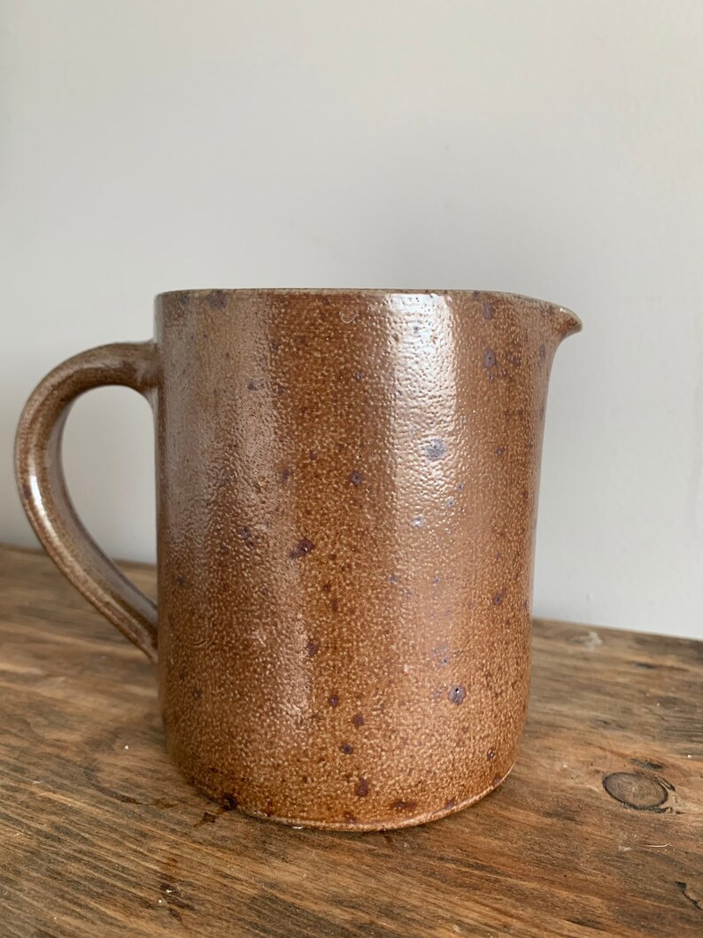 Vintage German Stoneware Pitcher - Etsy | Etsy (US)