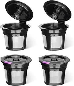 Reusable K Cups for Keurig K Elite, K Classic, K Compact, K Latte, K Duo and All 2.0 & 1.0 Coffee... | Amazon (US)