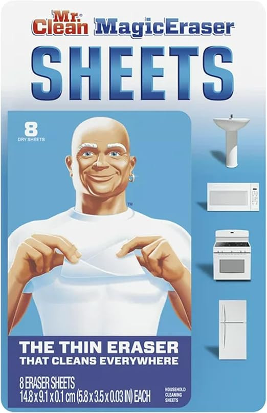 Mr. Clean 24376040 Mr Clean Magic Eraser Sheets Original 1-Pack (90618) | Amazon (US)