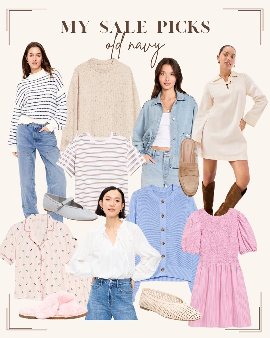 Old navy spring fashion finds // spring sweaters. Everything is 40% off (50% off for cardmembers)



#LTKSaleAlert #LTKSeasonal #LTKFindsUnder50