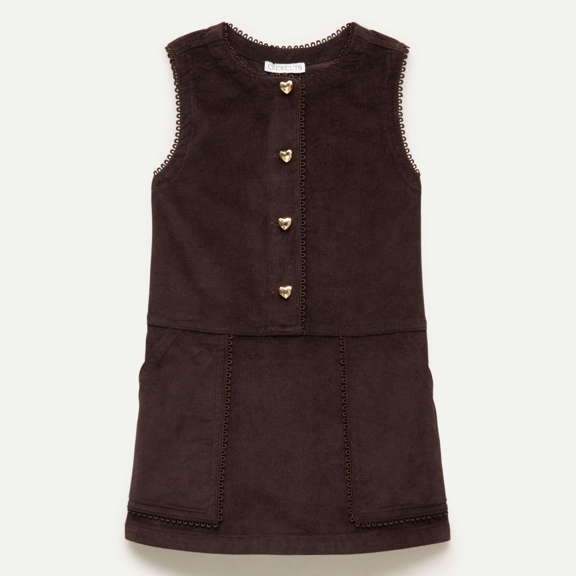 Girls' corduroy pinafore dress | J. Crew US