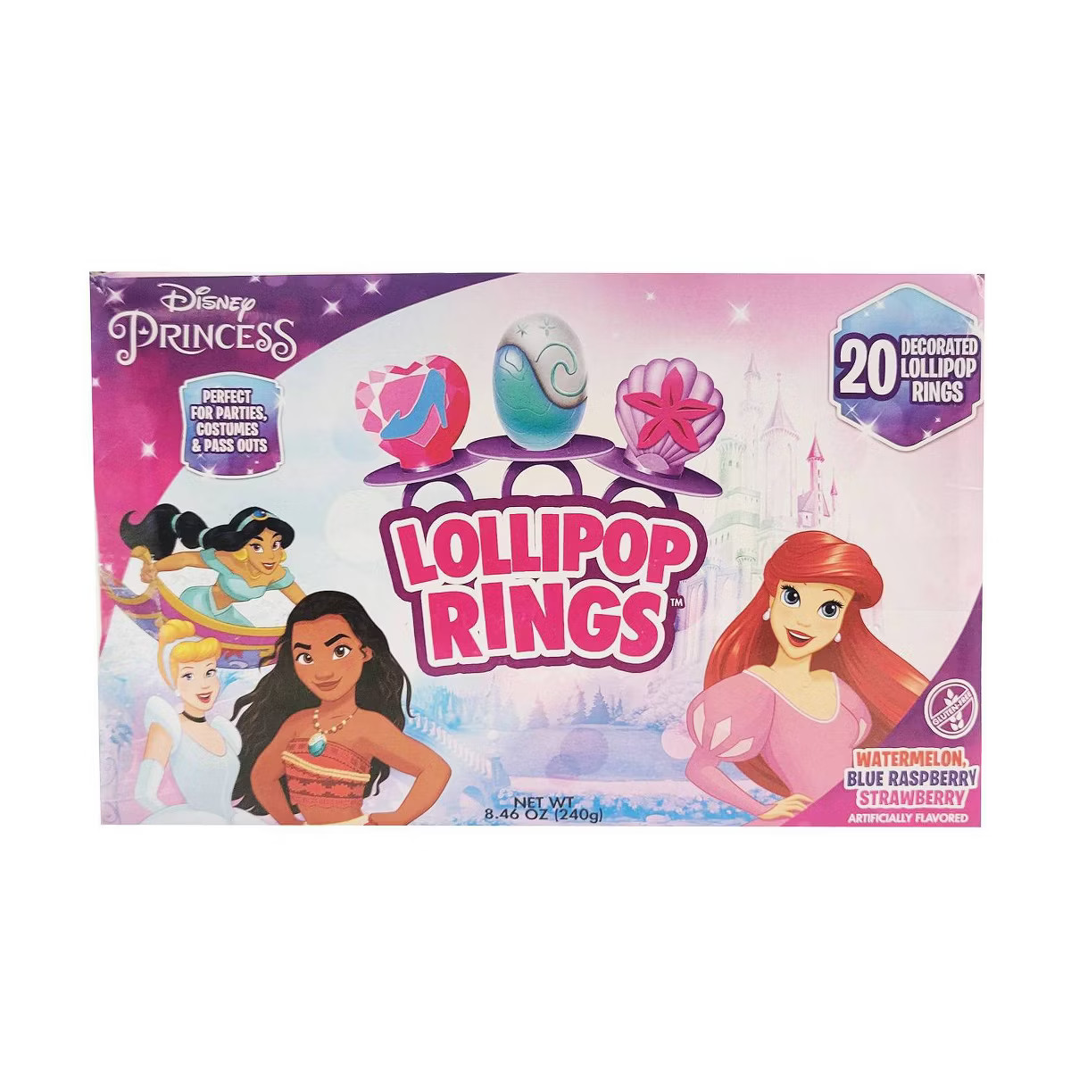 Disney Princess Ring Halloween Lollipops - 6.77oz/20ct | Target