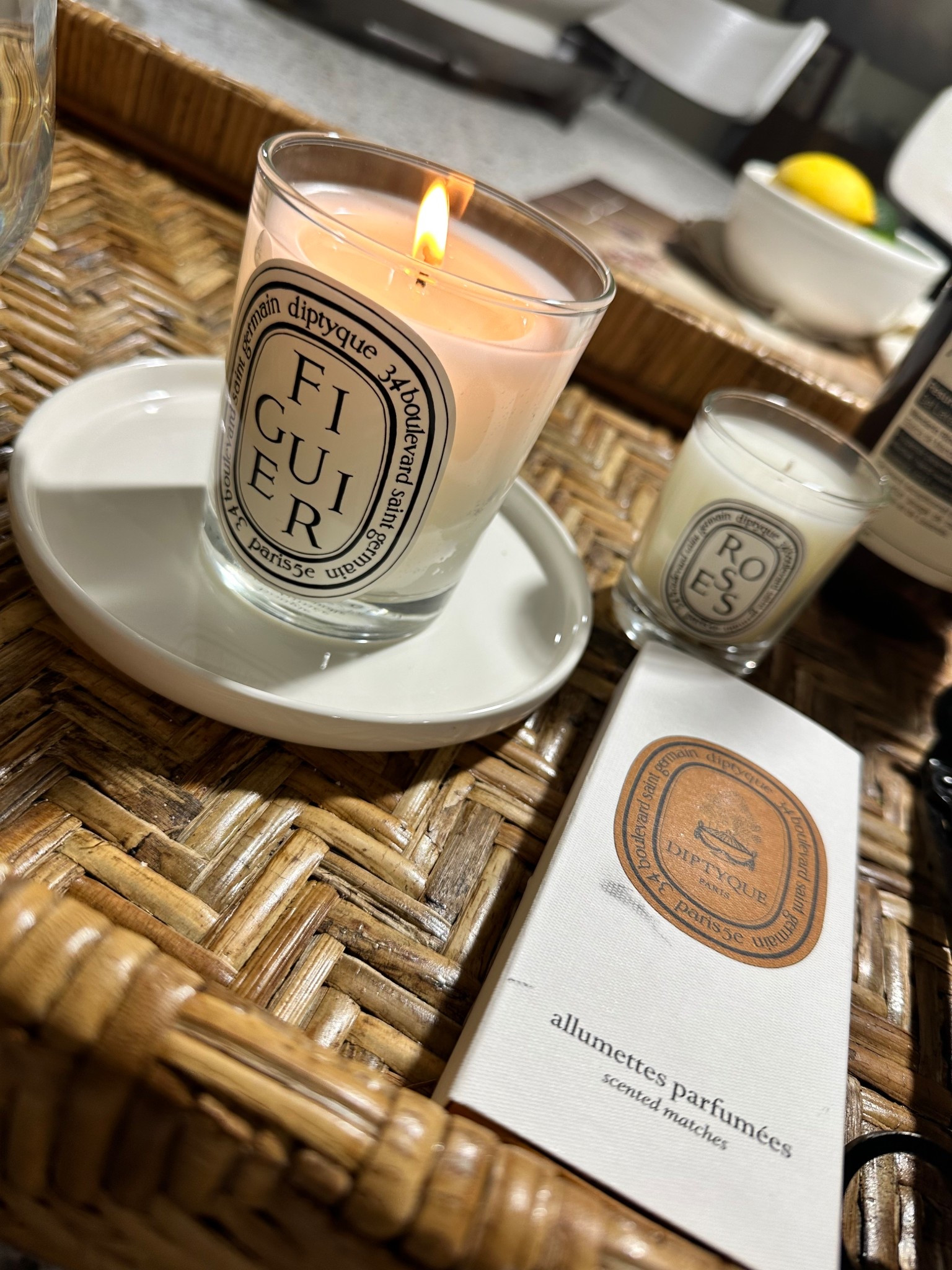 Spring home fragrance 

Figuier and Rose 
Scented matches $38 purchased in store 

My home smells like a rose garden with this combo 

#LTKselfcare #LTKHome #LTKvlog